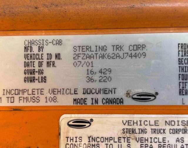 Image of Sterling L7500 equipment image 2