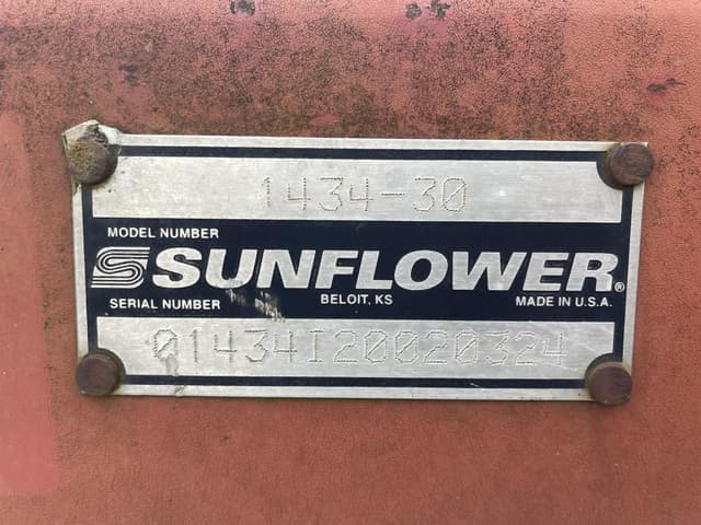 Image of Sunflower 1434-30 equipment image 1