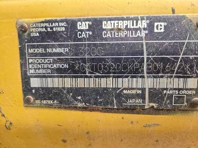 Image of Caterpillar 320C equipment image 1