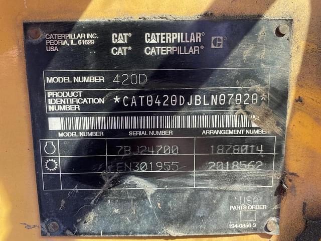 Image of Caterpillar 420D equipment image 4