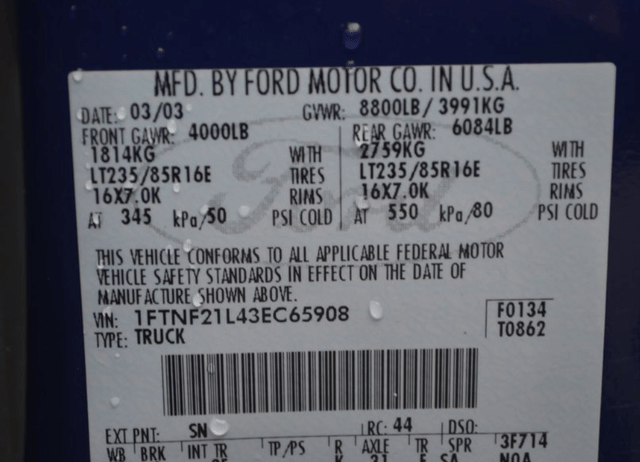 Image of Ford F-250 equipment image 4