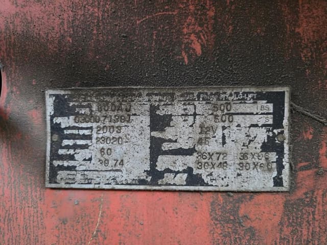 Image of JLG 600AJ equipment image 4