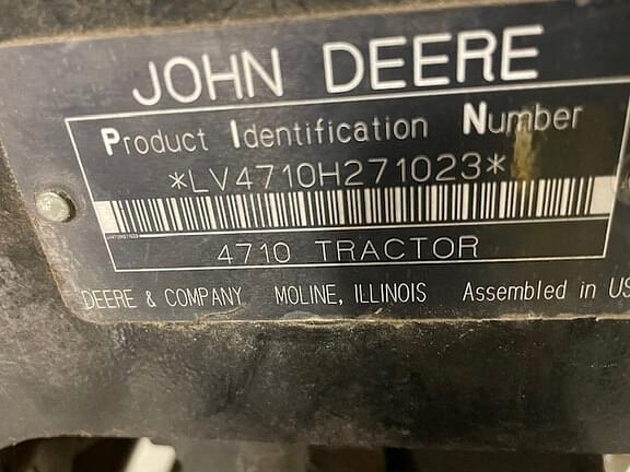 Image of John Deere 4710 equipment image 2