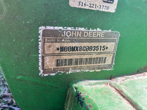 Image of John Deere MX8 equipment image 1