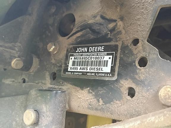 Image of John Deere X495 equipment image 1
