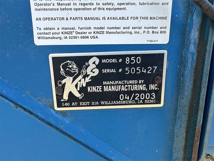 Main image Kinze 850 3