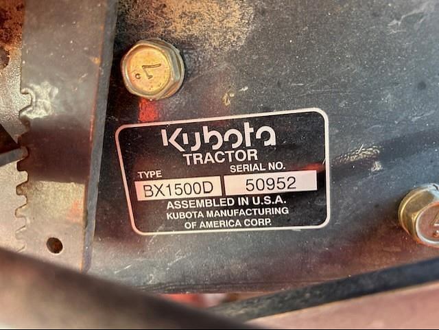 Image of Kubota BX1500 equipment image 2