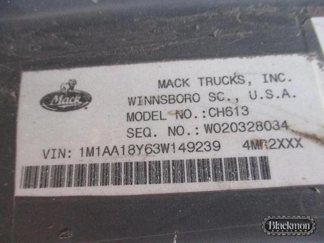 Image of Mack CH613 equipment image 3