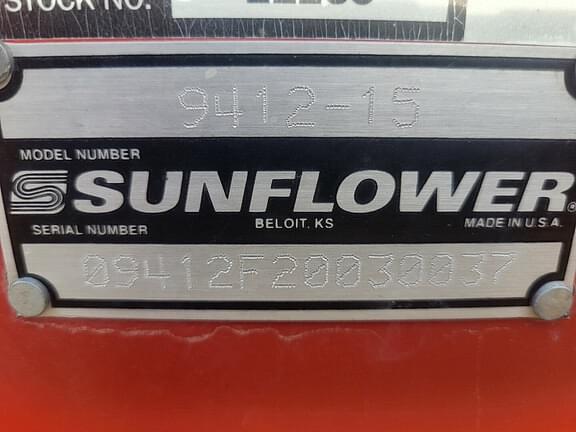 Image of Sunflower 9412 equipment image 1