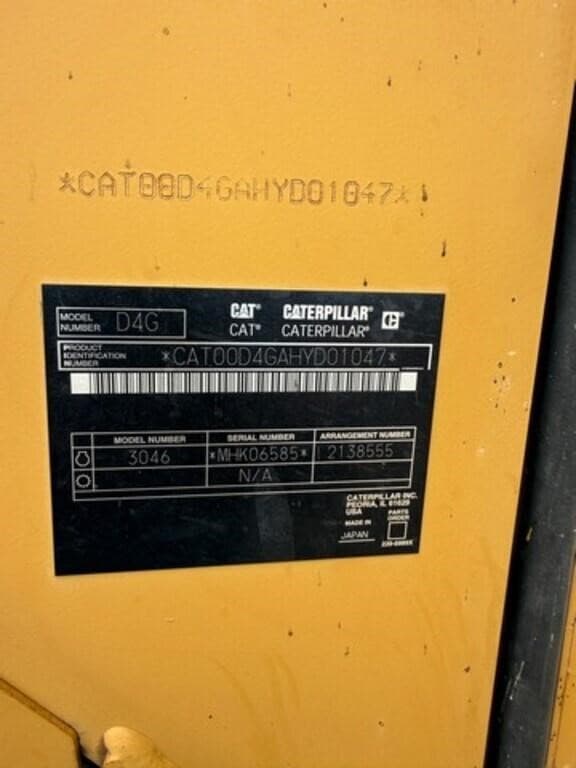 Image of Caterpillar D4G equipment image 2