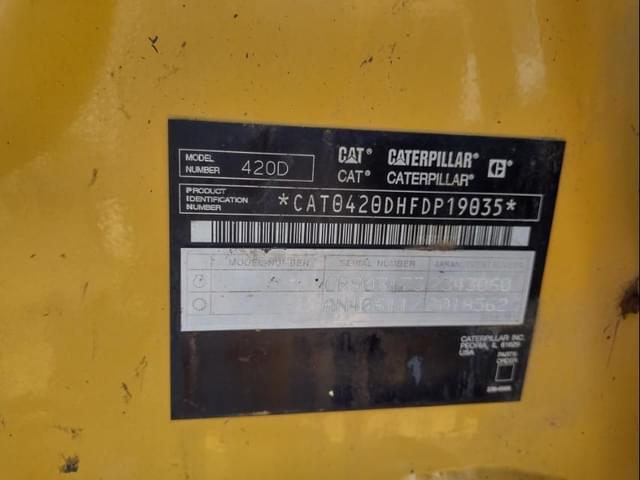 Image of Caterpillar 420D equipment image 4
