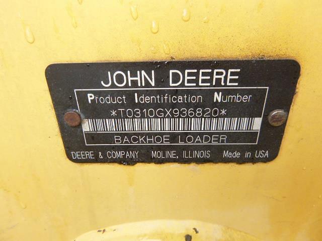 Image of John Deere 310G equipment image 4