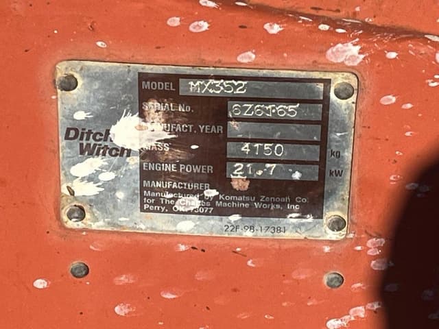 Image of Ditch Witch MX352 equipment image 2