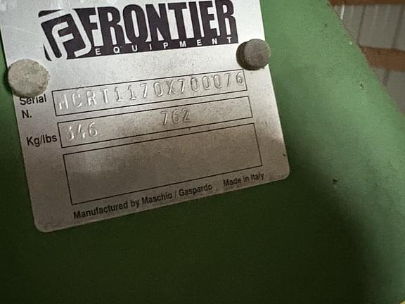 Image of Frontier RT1170 equipment image 2