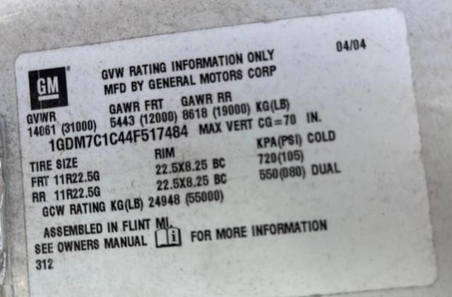 Image of GMC C7500 equipment image 2