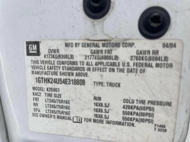 Image of GMC 2500HD equipment image 4