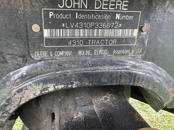 Image of John Deere 4310 equipment image 4