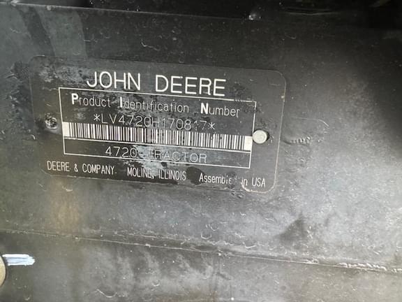 Image of John Deere 4720 equipment image 4