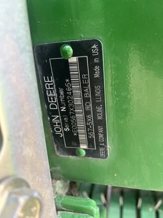 Image of John Deere 567 MegaWide equipment image 3