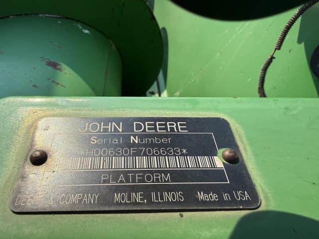 Image of John Deere 630F equipment image 3