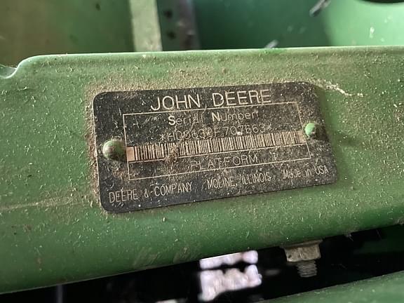 Image of John Deere 630F equipment image 4