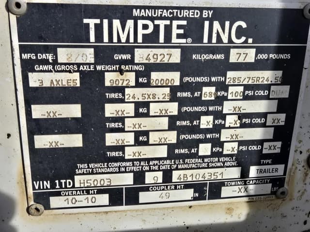 Image of Timpte Super Hopper equipment image 2