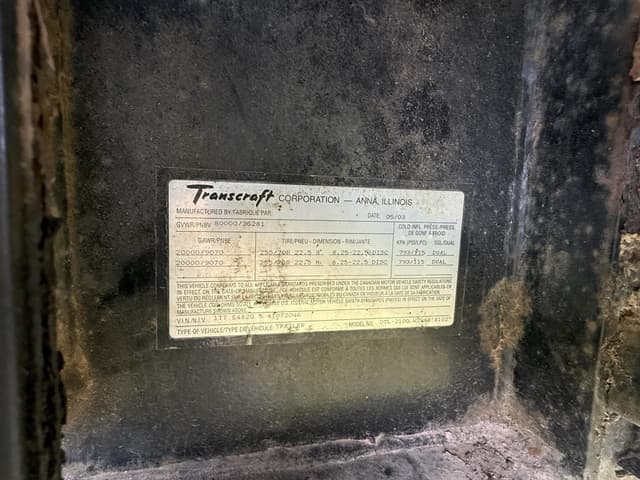 Image of Transcraft DTL-2100 equipment image 3