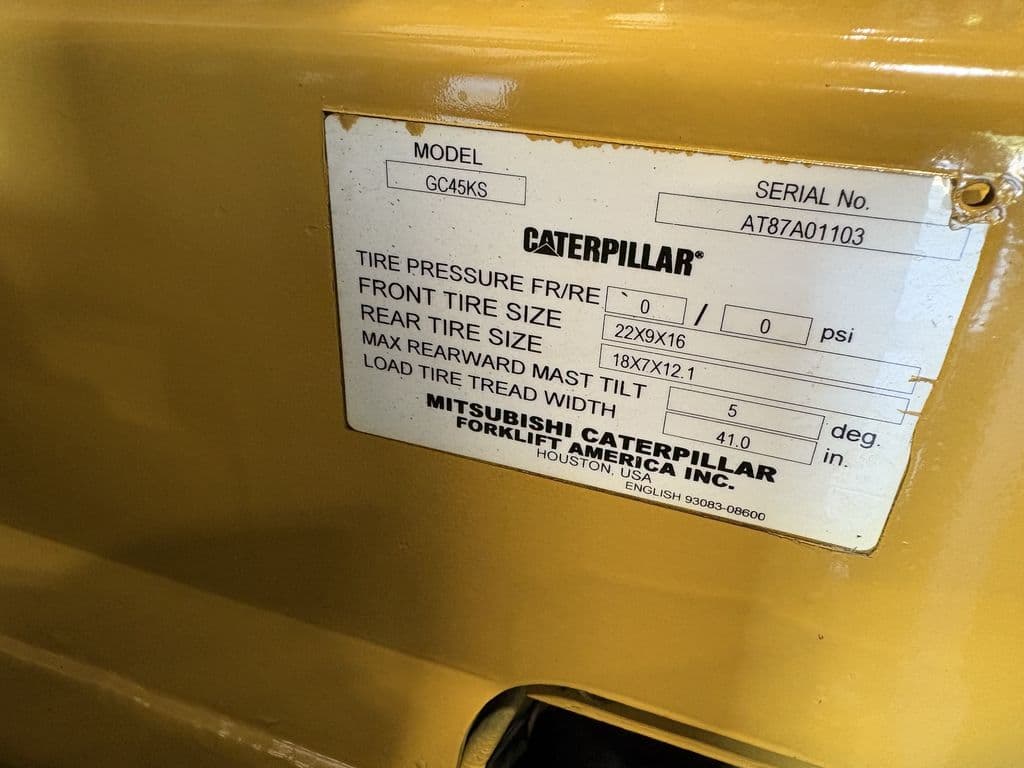Image of Caterpillar GC45K Image 1