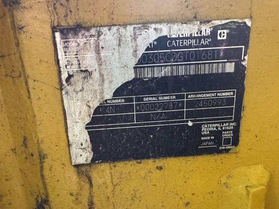 Image of Caterpillar 305CR equipment image 2