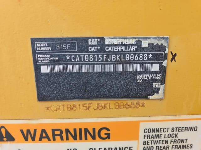 Image of Caterpillar 815F equipment image 1