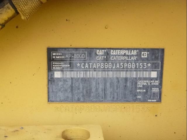 Image of Caterpillar AP-800D equipment image 4