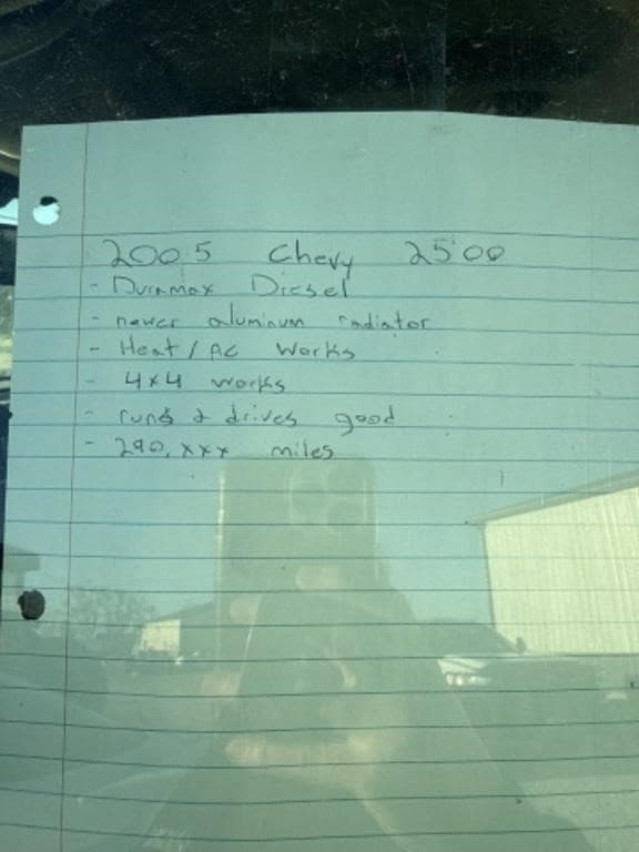 Image of Chevrolet 2500HD equipment image 1