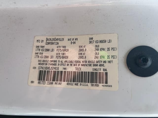 Image of Dodge Ram 1500 equipment image 4