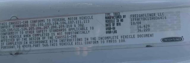 Image of Freightliner M2 equipment image 4