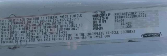 Image of Freightliner M2 equipment image 4