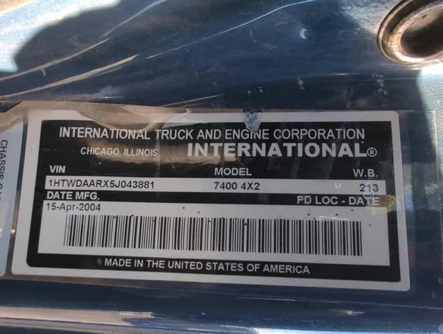 Image of International 7400 Workstar equipment image 3