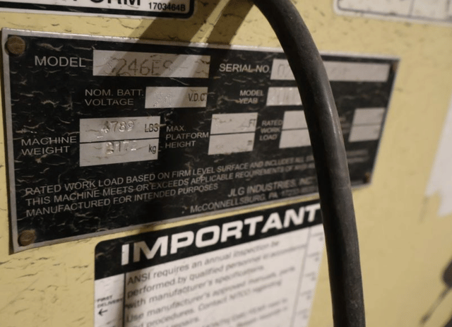 Image of JLG 3246ES equipment image 3