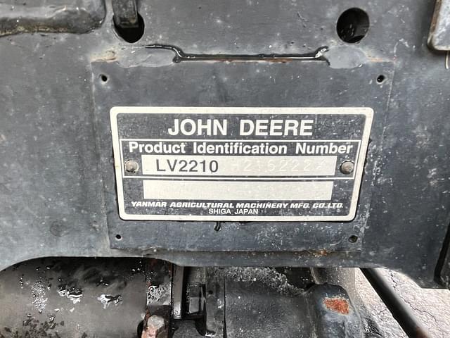 Image of John Deere 2210 equipment image 3