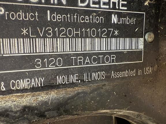 Image of John Deere 3120 equipment image 3
