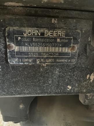 Image of John Deere 5525 equipment image 1