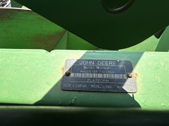 Image of John Deere 618F equipment image 3