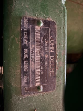 Image of John Deere 630F equipment image 1