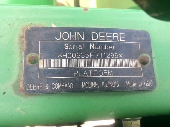 Image of John Deere 635F equipment image 2