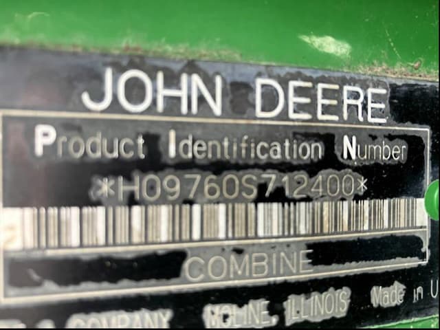 Image of John Deere 9760 STS equipment image 2