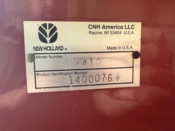 Image of New Holland 1410 equipment image 3