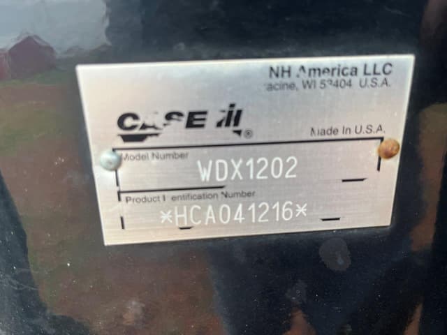 Image of Case IH WDX1202 equipment image 1