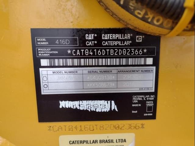Image of Caterpillar 416D equipment image 4