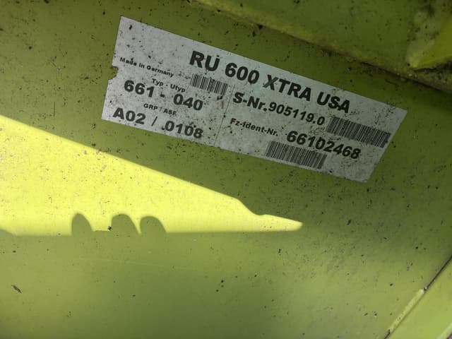 Image of CLAAS RU600 equipment image 1