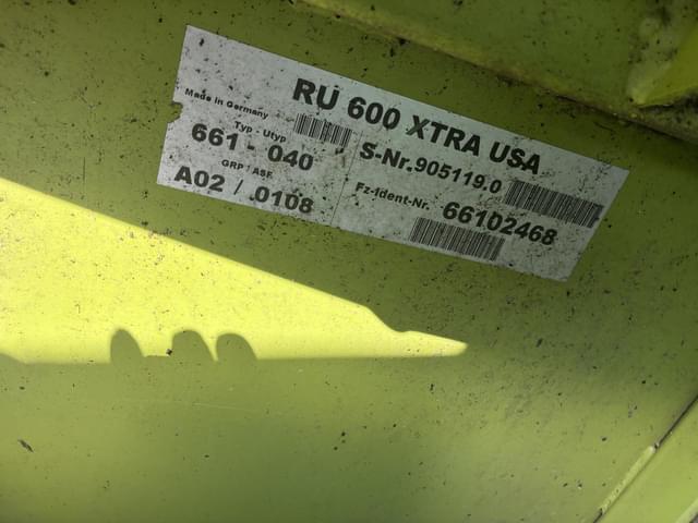 Image of CLAAS RU600 equipment image 1