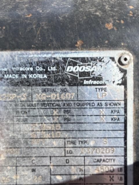 Image of  Doosan G25P-3 equipment image 4